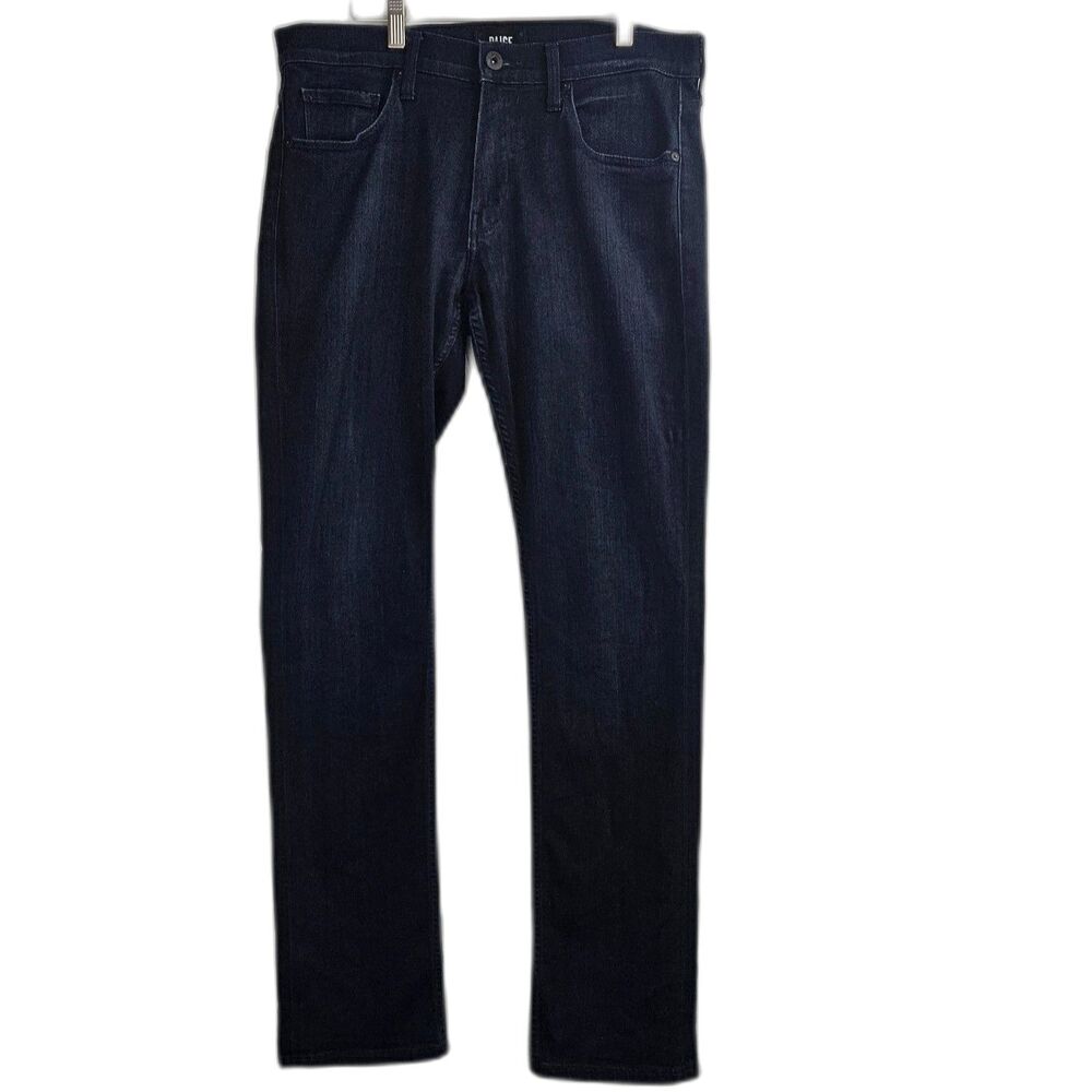 Men's Sz 32 Paige Jeans Federal Fit Inkwell Dark Wash
